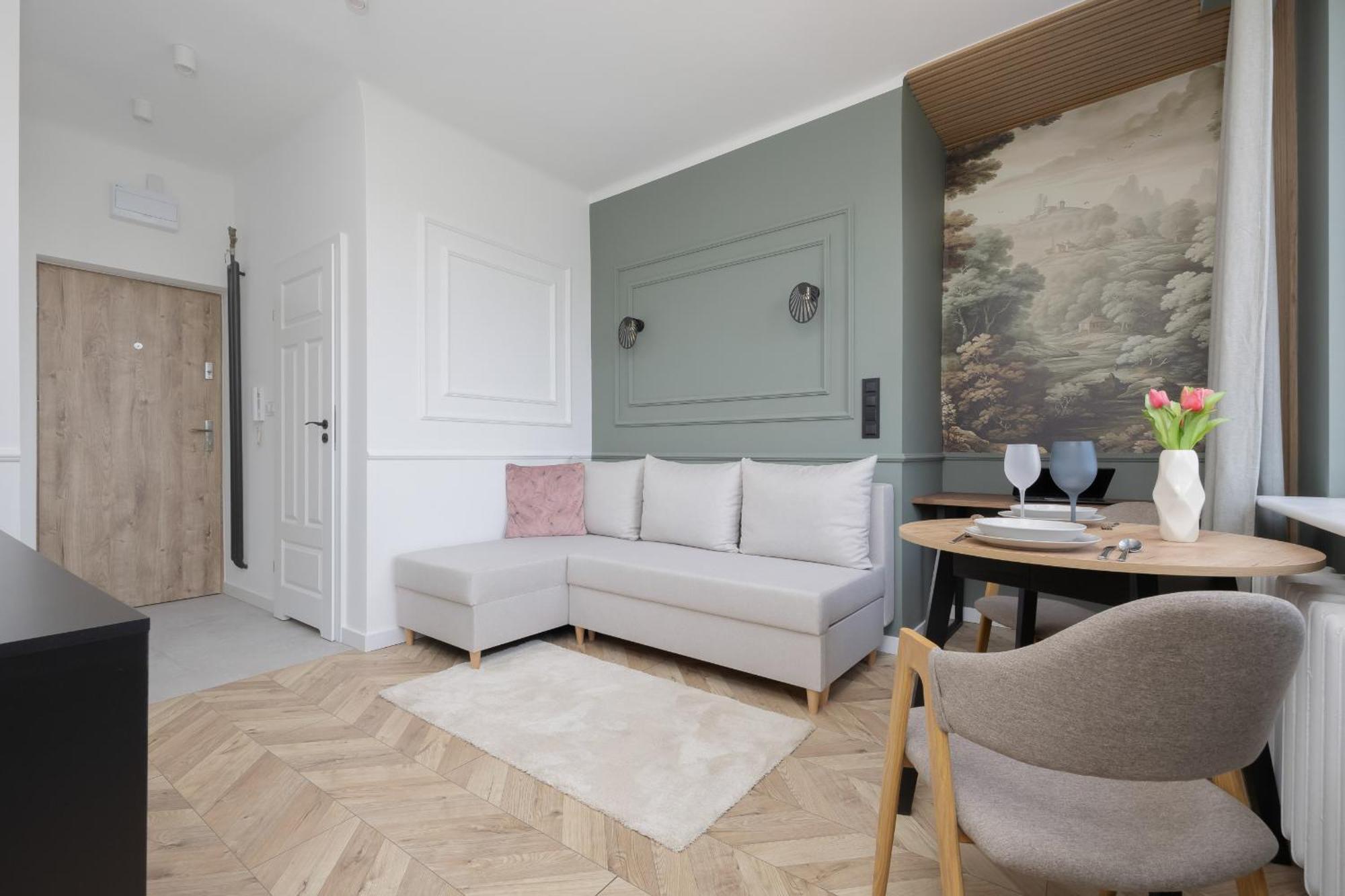 Elegancki Apartament Dla 4 Osob W Warszawie By Noclegi Renters Warschau Exterior foto